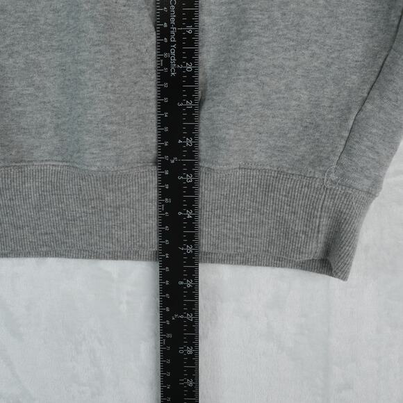 Marvel The Punisher Hoodie Mens XL Gray Sweatshirt Skull Graphic Sleeve Logo - Picture 9 of 9